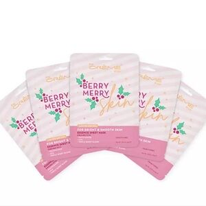 Crème Shop Berry Merry Skin Face Mask Set Set Of 5